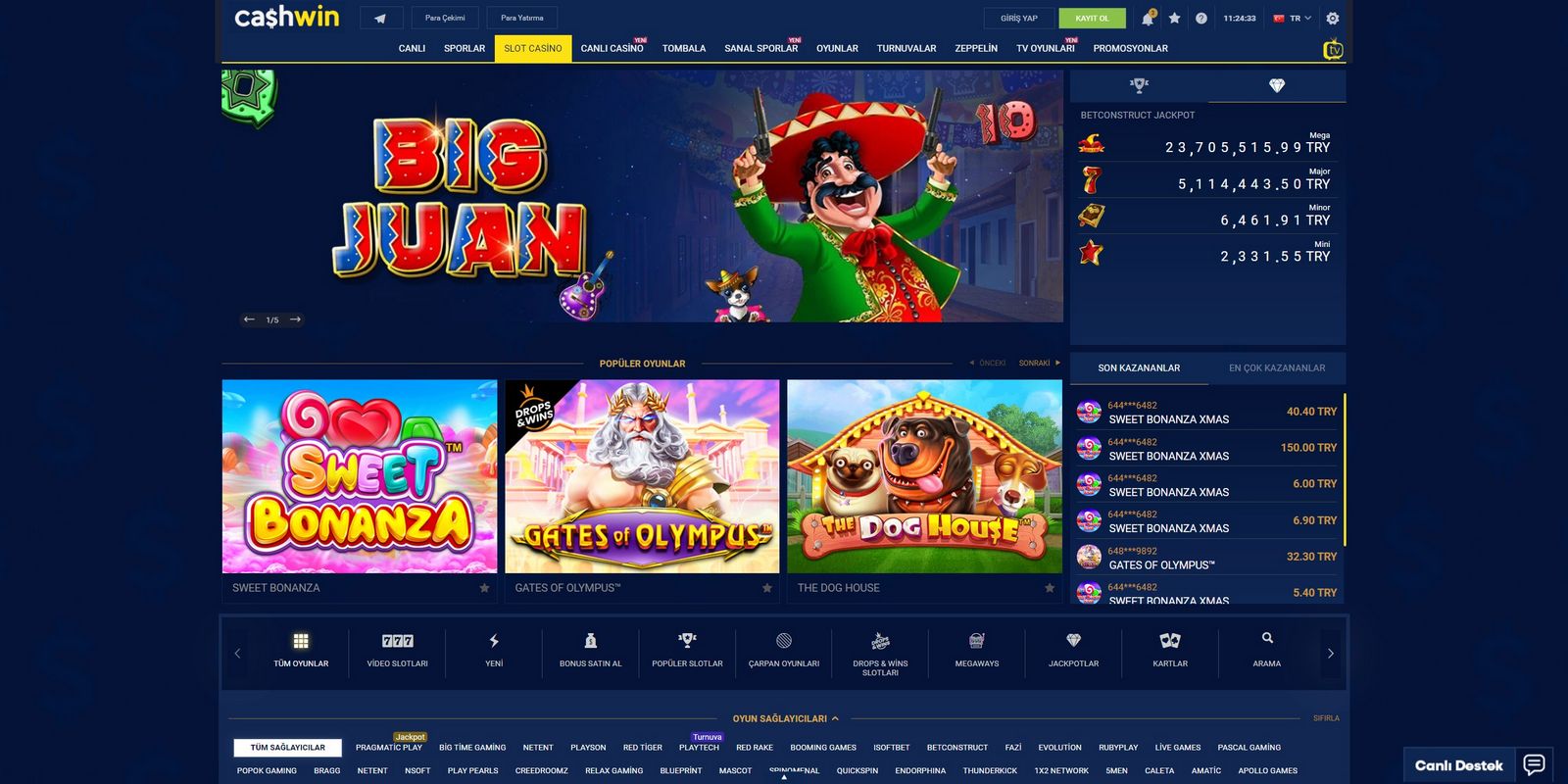 Καλώς ήρθατε στο Cashwin Casino!